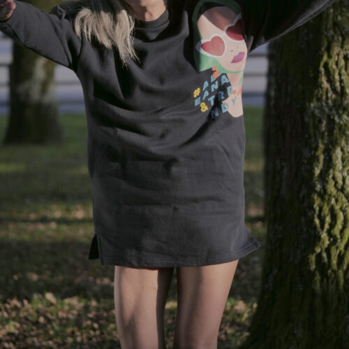 vestido sudadera luz