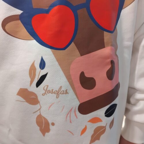 Sudadera blanca Luna